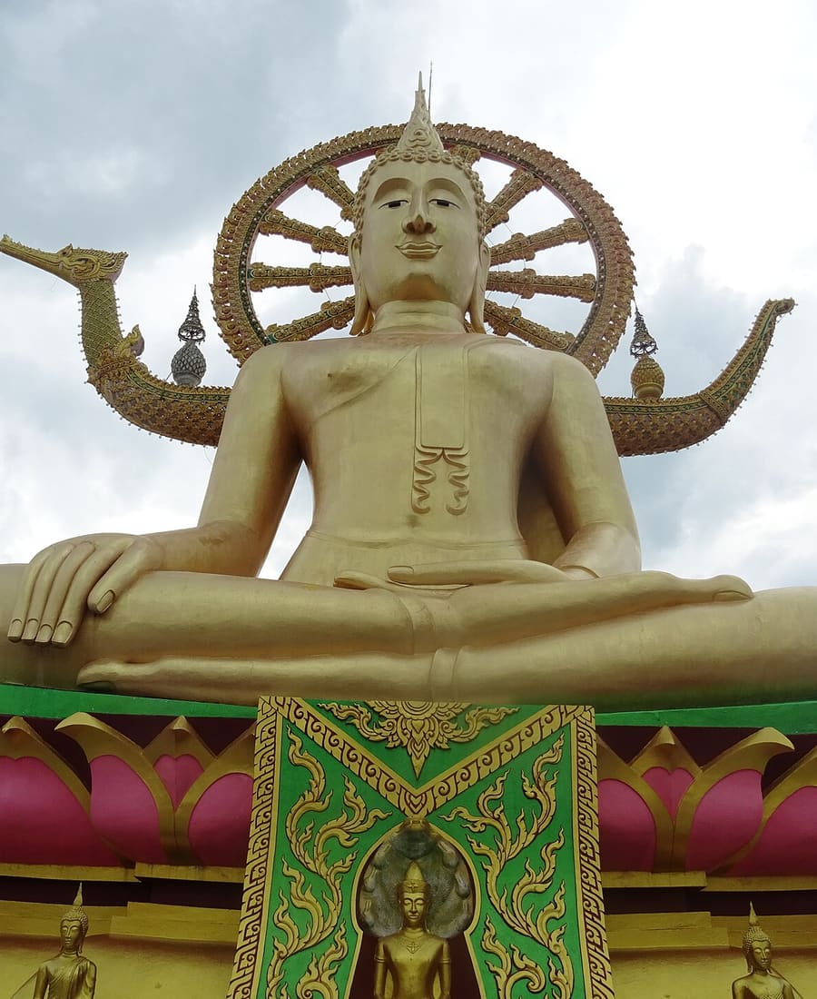 Goldene Big-Buddha-Statue auf Koh Samui